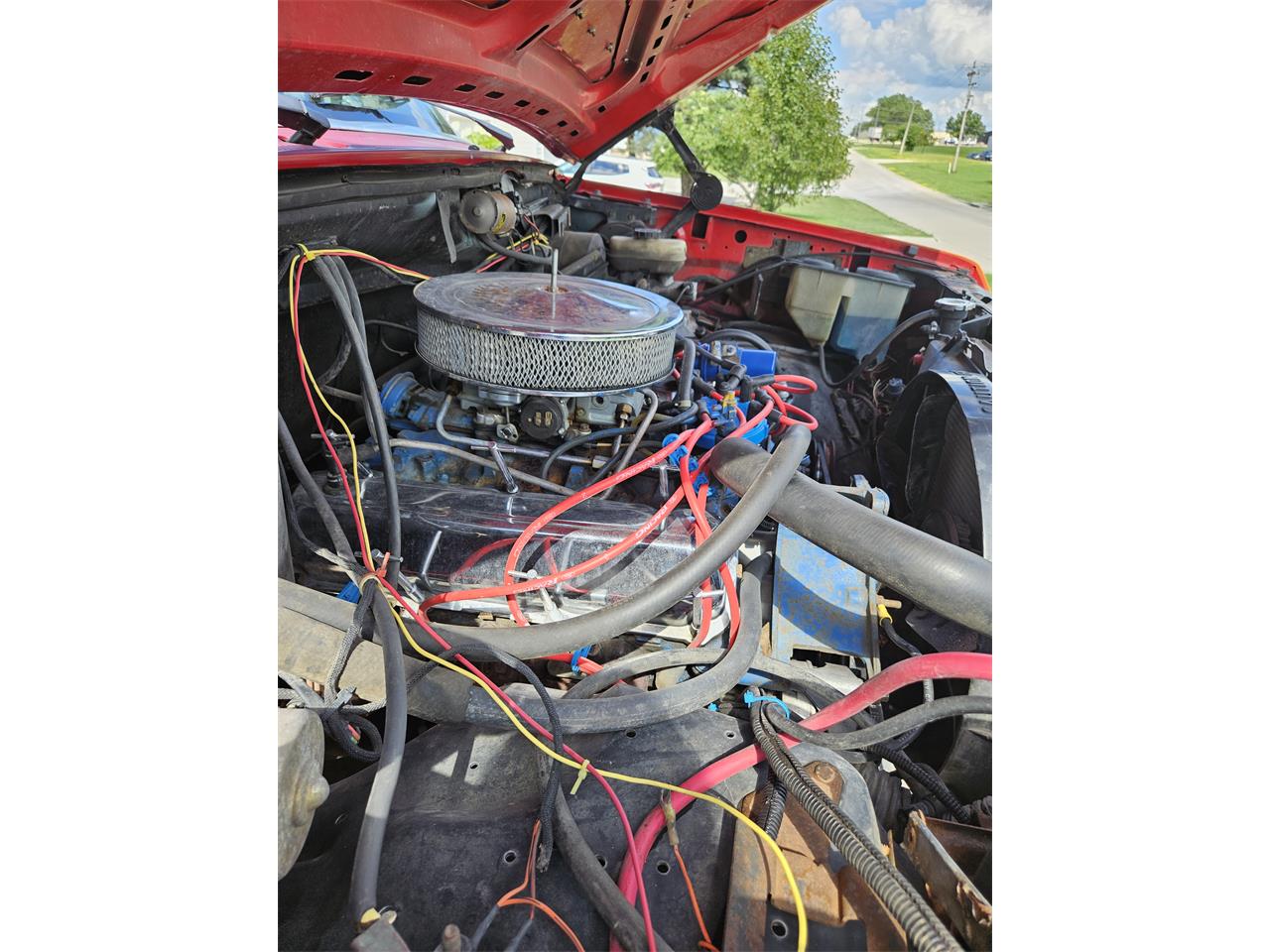 Ford-F250-1987-Red-with-yellow-flam-Red-and-black-7