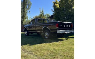 Ford-F250-1989-Dark-Brown-Tan-3