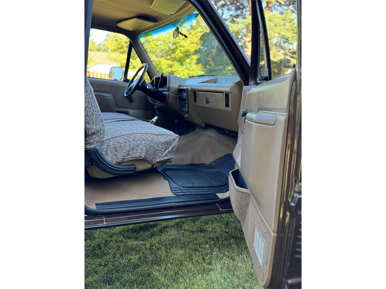 Ford-F250-1989-Dark-Brown-Tan-6