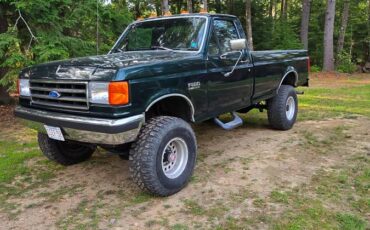Ford-F250-1991-green-1