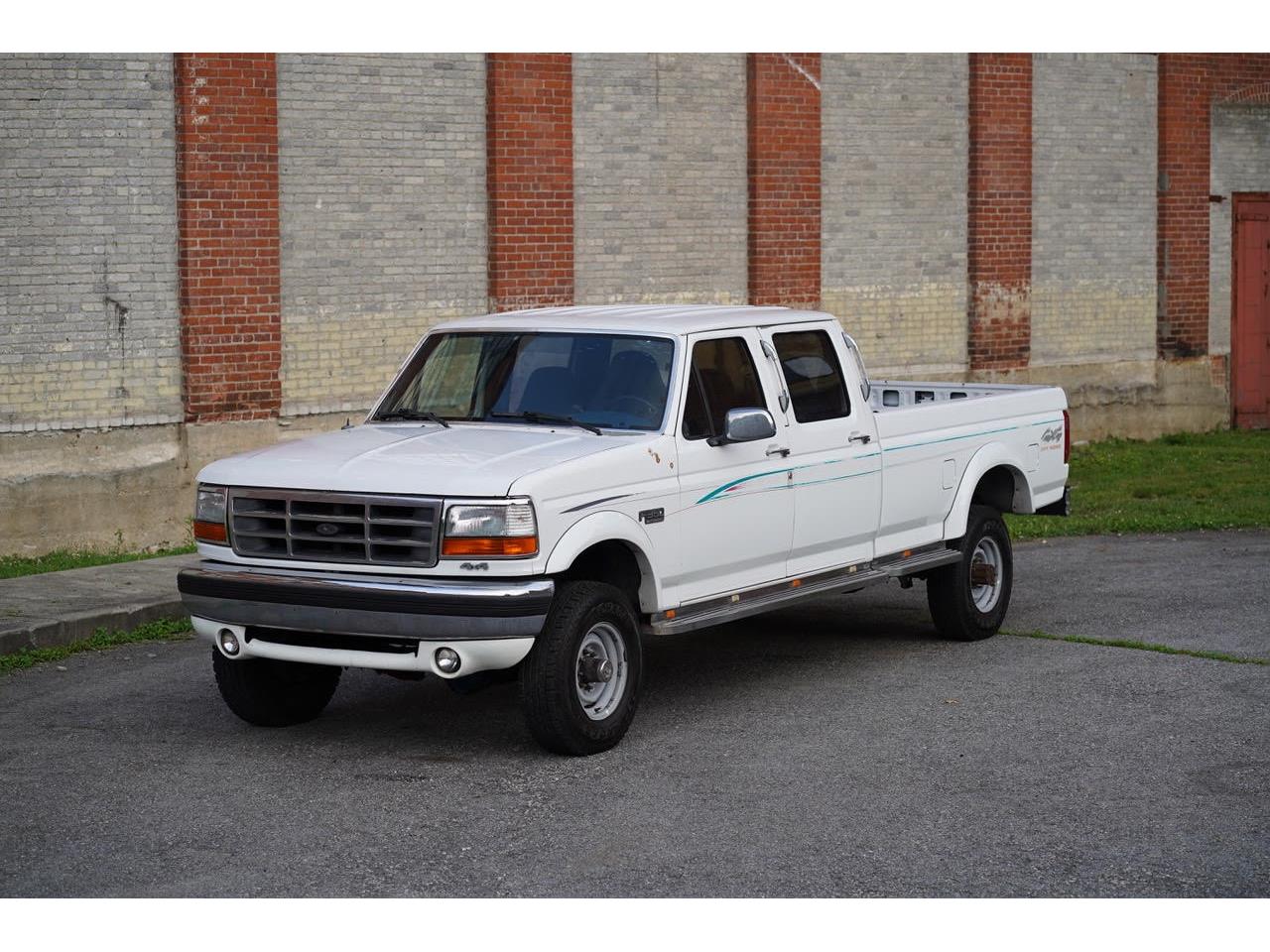 Ford-F350-1995-White-Blue-4