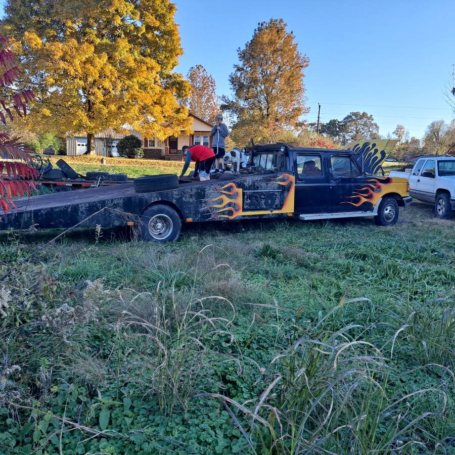 Ford-F350-super-duty-crew-cab-1988-black-1