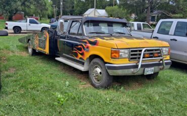 Ford-F350-super-duty-crew-cab-1988-black-2