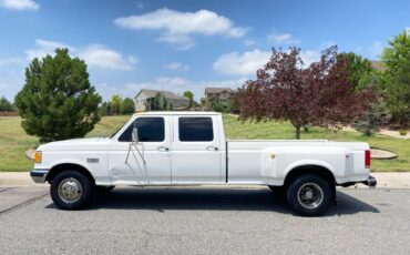 Ford-F350-super-duty-xlt-diesel-1991-white-1