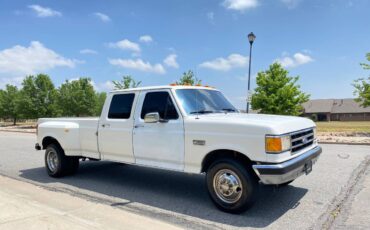 Ford-F350-super-duty-xlt-diesel-1991-white-6