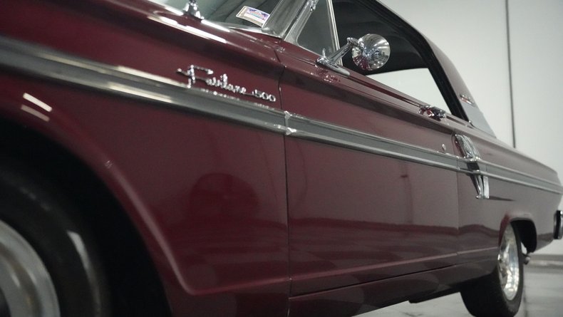 Ford-Fairlane-1964-Vintage-Burgundy-Black-18