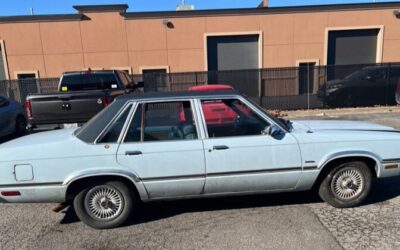 Ford Fairmont 1982 SEDAN 4-DR