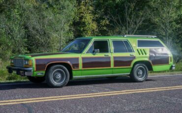 Ford-Ltd-crown-victoria-1987-Green-exterior-with-Blue-Vinyl-32