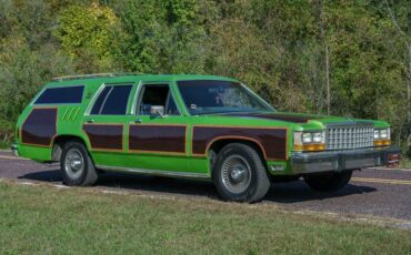 Ford-Ltd-crown-victoria-1987-Green-exterior-with-Blue-Vinyl-49