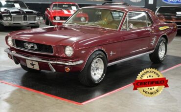 Ford-Mustang-1966-Maroon-Tan