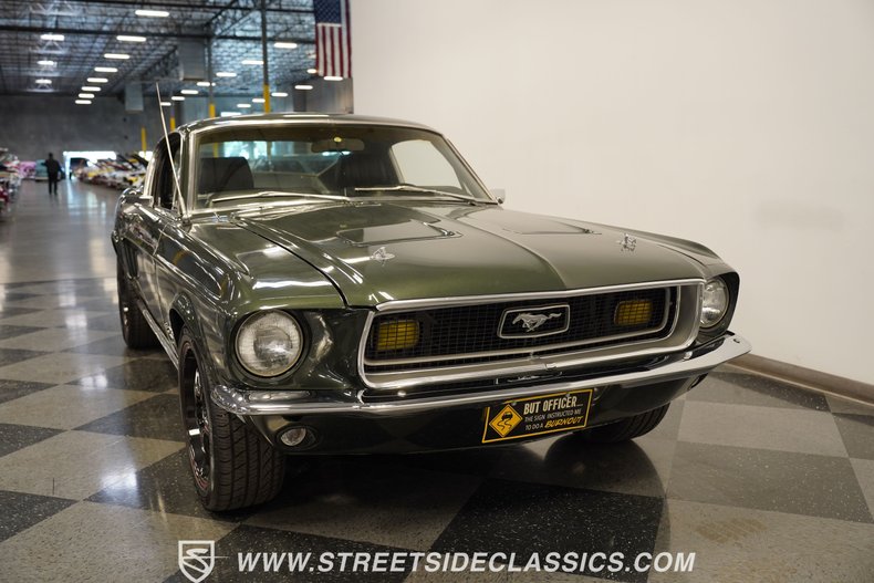 Ford-Mustang-1968-Green-Black-17