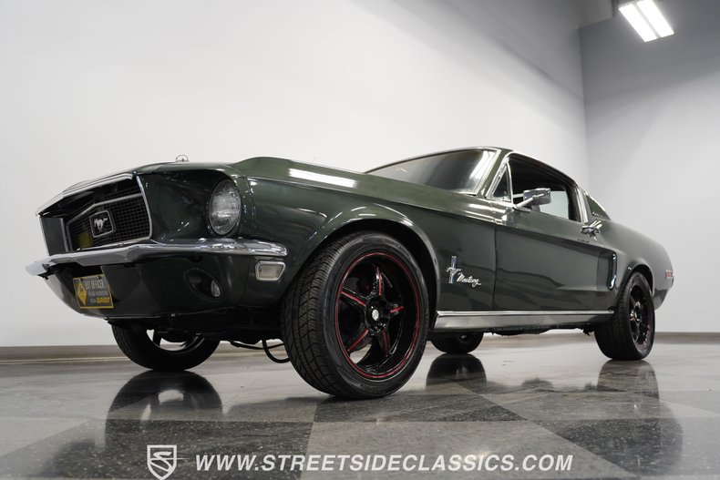 Ford-Mustang-1968-Green-Black-21