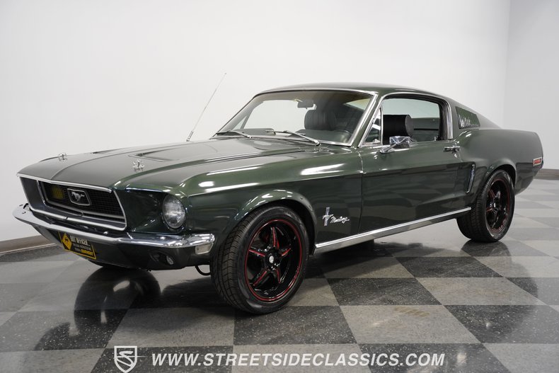Ford-Mustang-1968-Green-Black-5