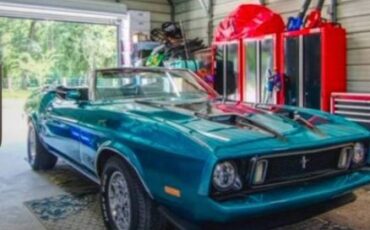Ford-Mustang-1973-Turquoise-Black