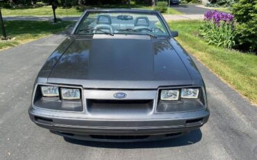 Ford-Mustang-1986-Gray-Gray-Leather-2