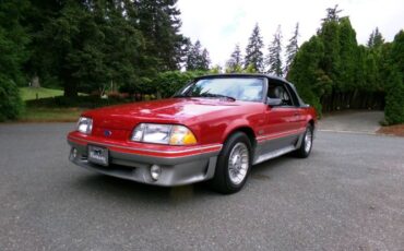 Ford-Mustang-1987-Scarlet-Red-Gray-Leather