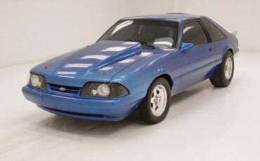 Ford-Mustang-1988-Medium-Blue-Metallic-Gray