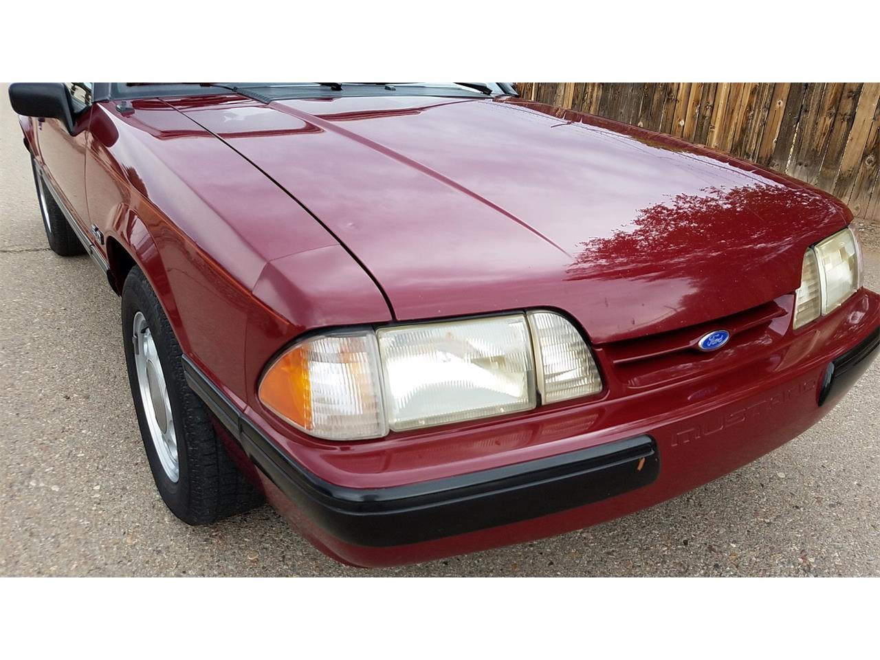 Ford-Mustang-1989-maroon-red-1