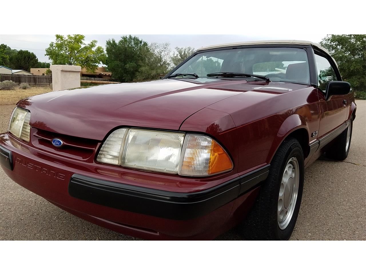 Ford-Mustang-1989-maroon-red-22