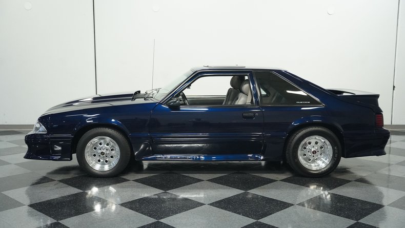 Ford-Mustang-1990-Dark-Blue-Metallic-Graphite-Gray