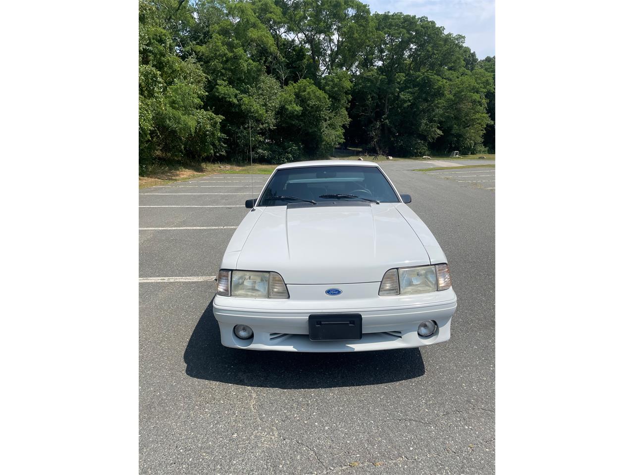 Ford-Mustang-1991-White-Gray-2