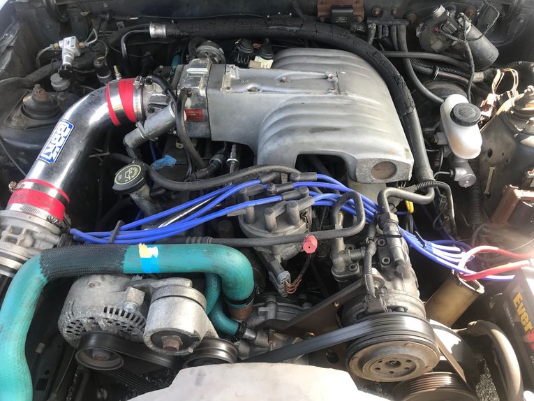 Ford-Mustang-1993-Blue-Gray-1