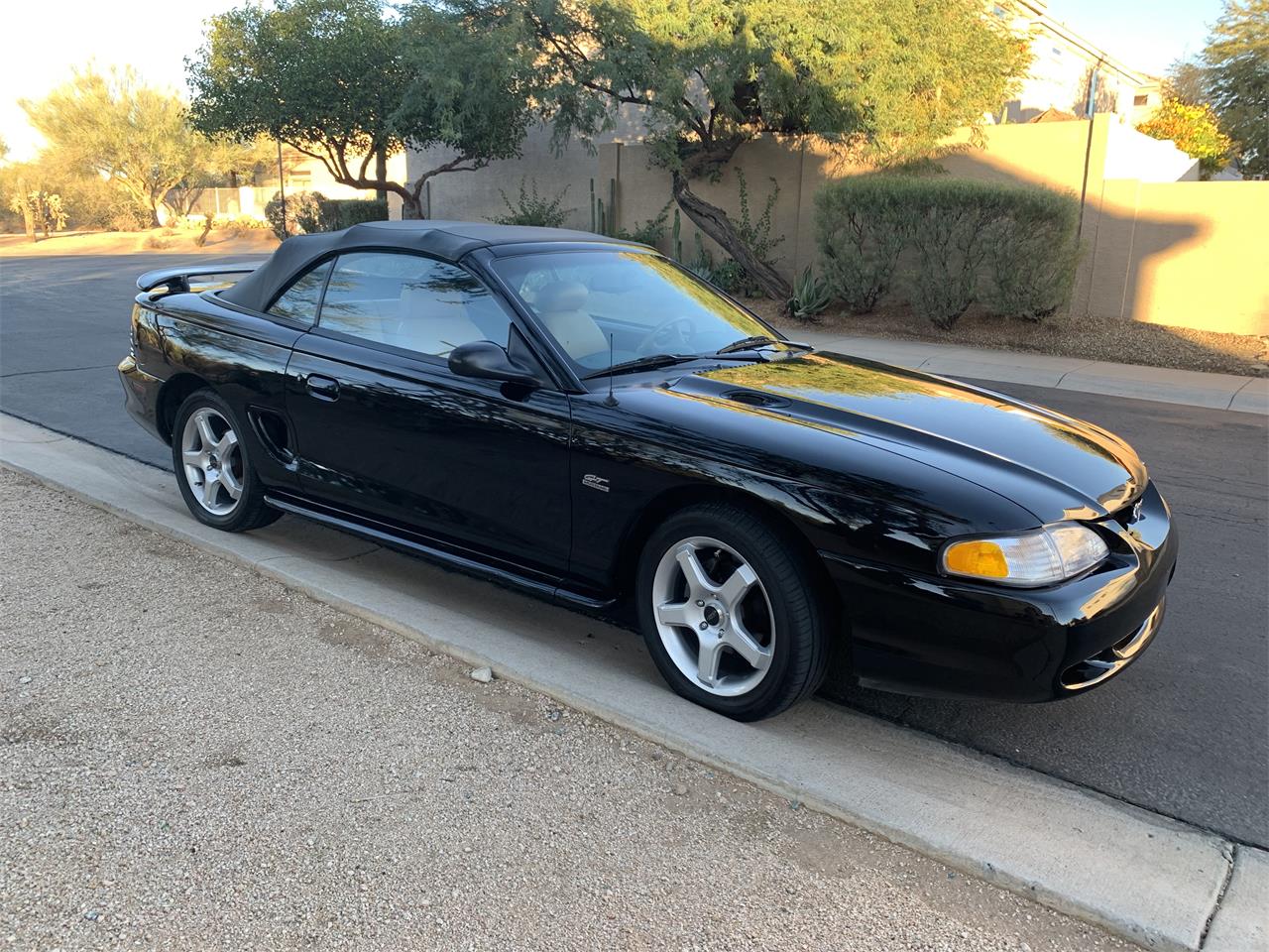 Ford-Mustang-gt-1995-Black-Tan