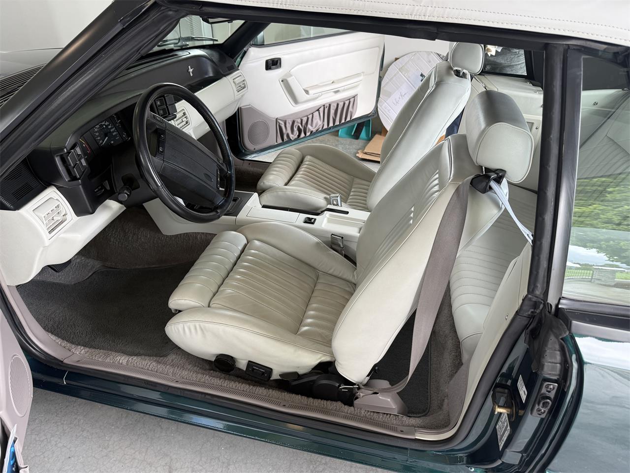 Ford-Mustang-lx-1990-Green-White-10