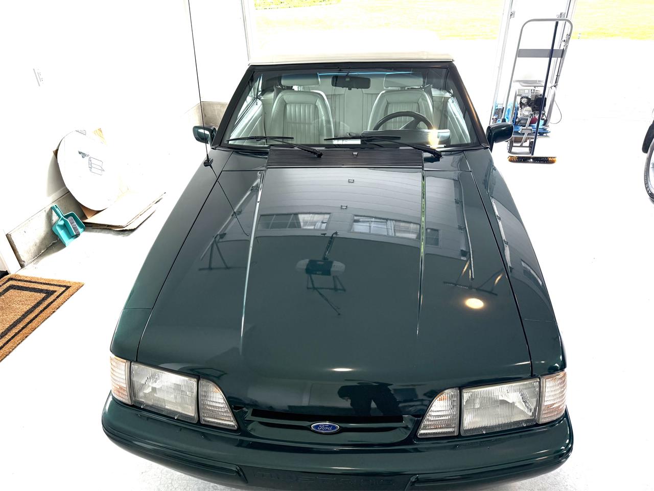 Ford-Mustang-lx-1990-Green-White-2