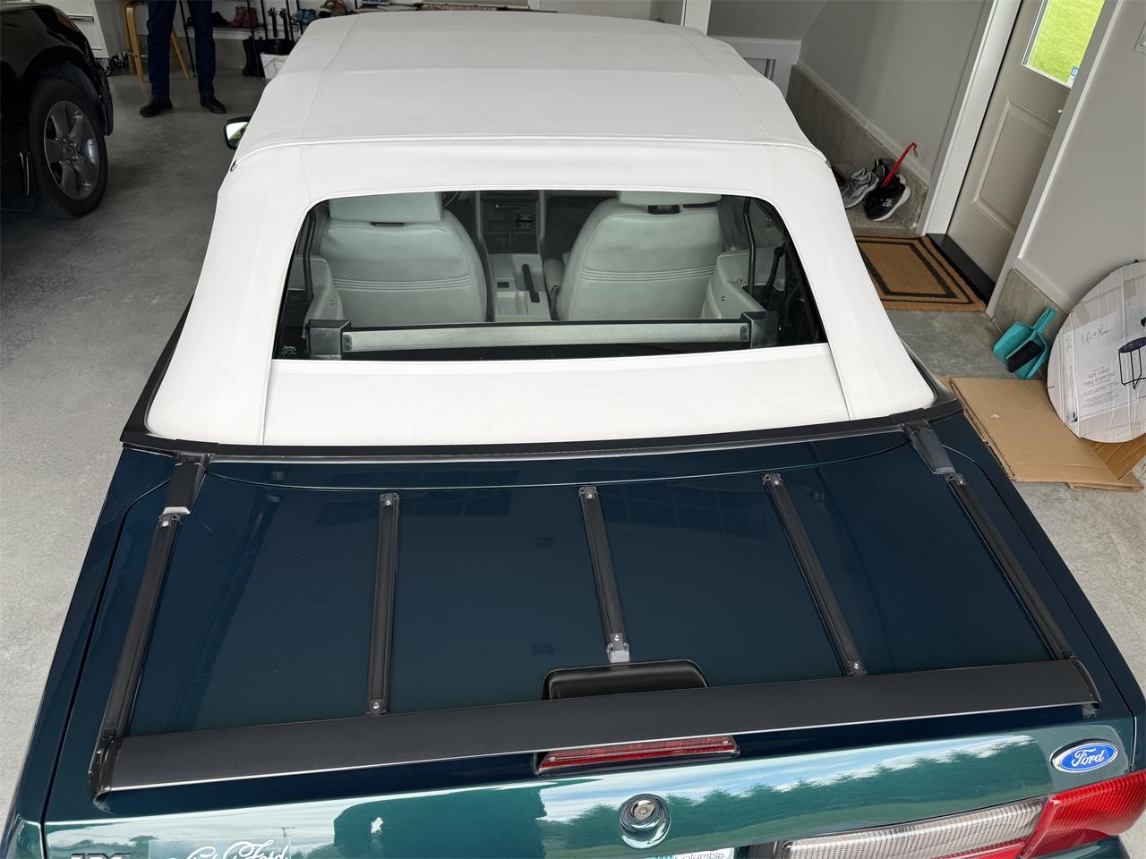 Ford-Mustang-lx-1990-Green-White-4