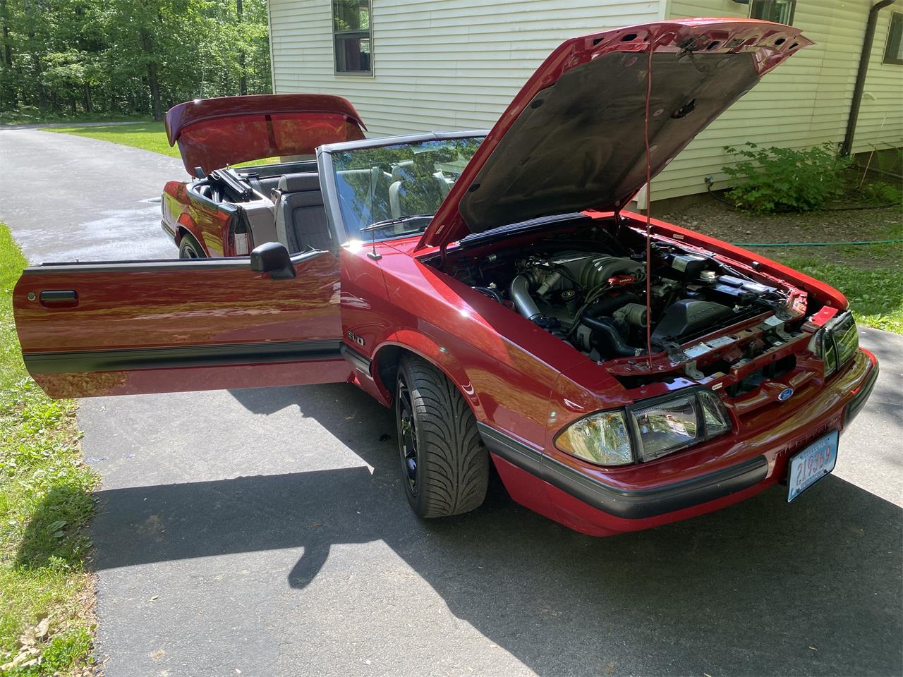 Ford-Mustang-lx-1991-Medium-Red-Gray-5