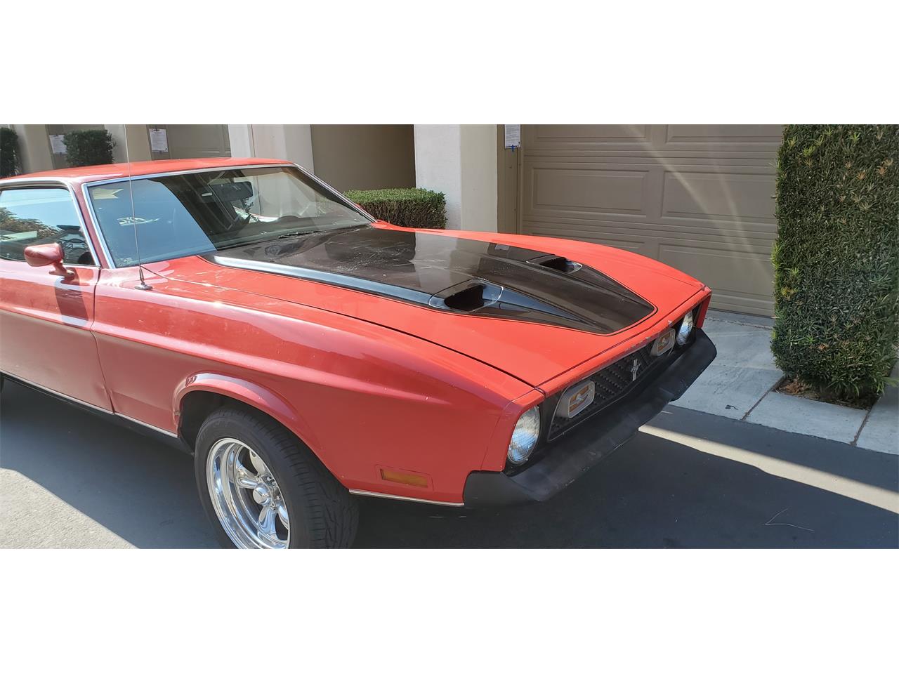 Ford-Mustang-mach-1-1971-Red-BlackBrown