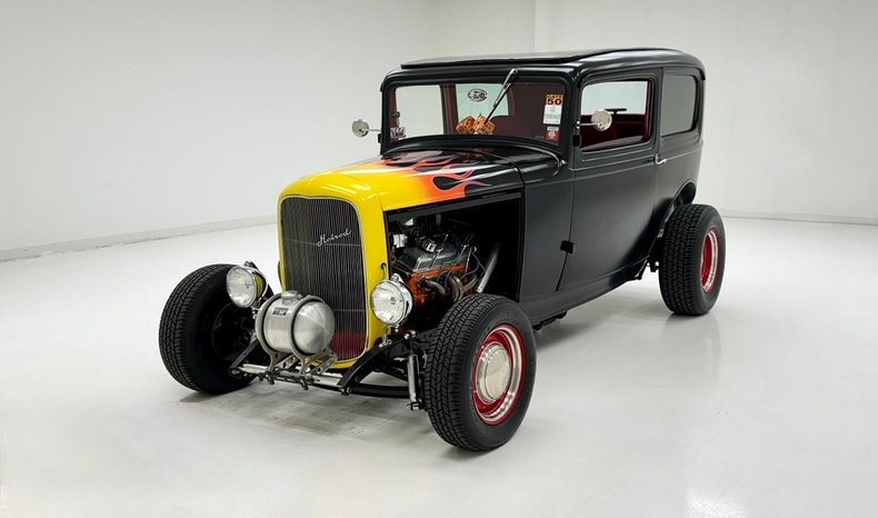 Ford-Other-1932-Satin-Black-Red