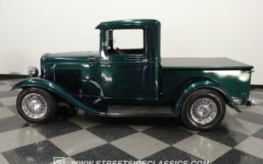 Ford-Pickup-1932-Dark-Green-Metallic-Gray-1