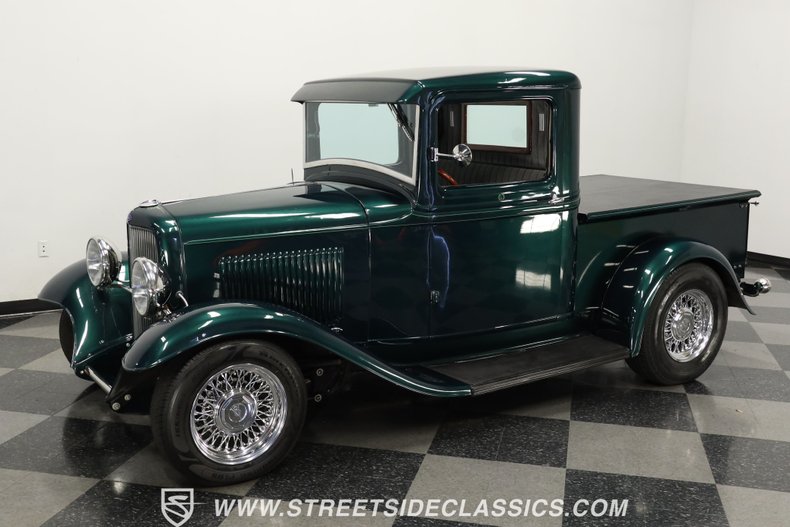 Ford-Pickup-1932-Dark-Green-Metallic-Gray-23