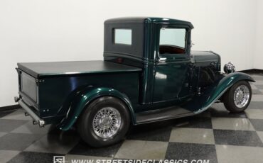 Ford-Pickup-1932-Dark-Green-Metallic-Gray-27