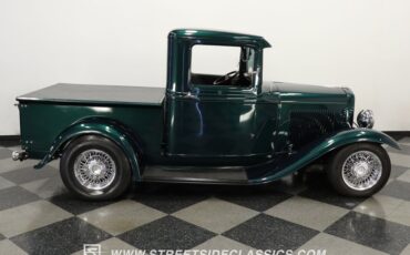 Ford-Pickup-1932-Dark-Green-Metallic-Gray-29