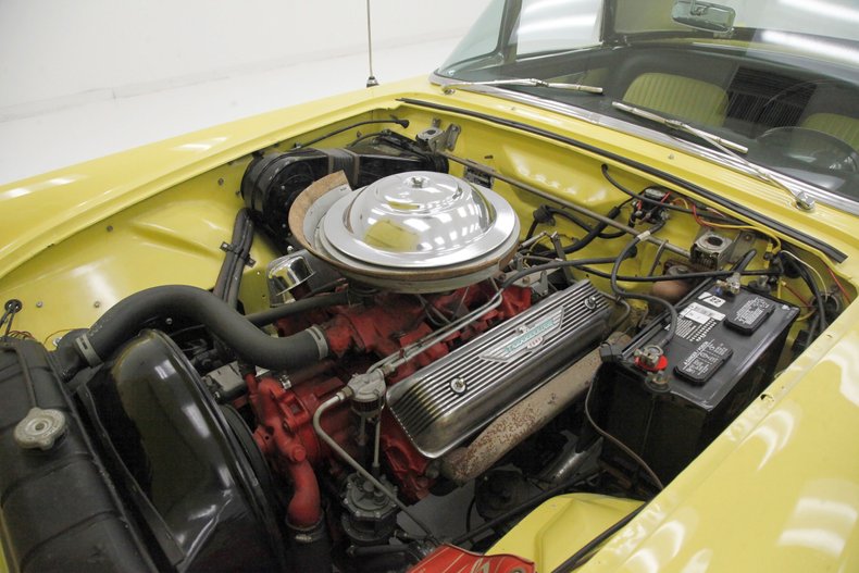 Ford-Thunderbird-1955-Goldenrod-Yellow-Black-13