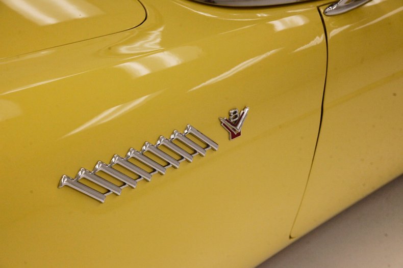 Ford-Thunderbird-1955-Goldenrod-Yellow-Black-19