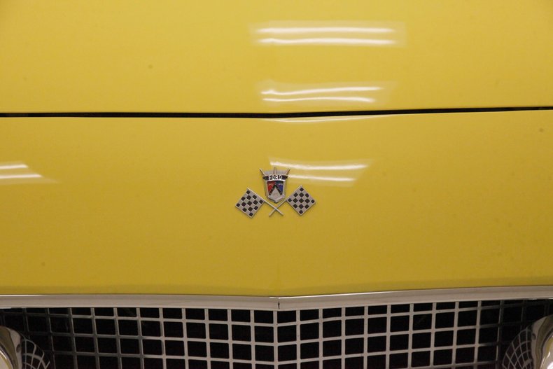 Ford-Thunderbird-1955-Goldenrod-Yellow-Black-48