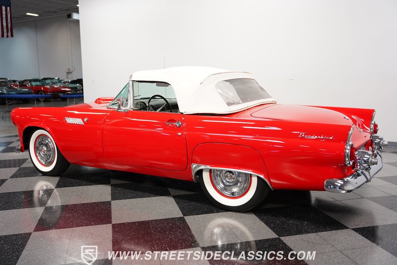 Ford-Thunderbird-1955-Red-Black-14