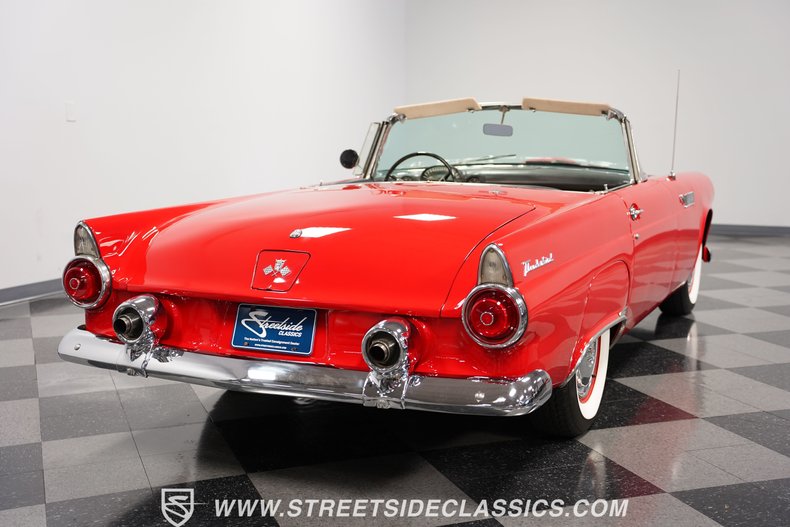 Ford-Thunderbird-1955-Red-Black-17