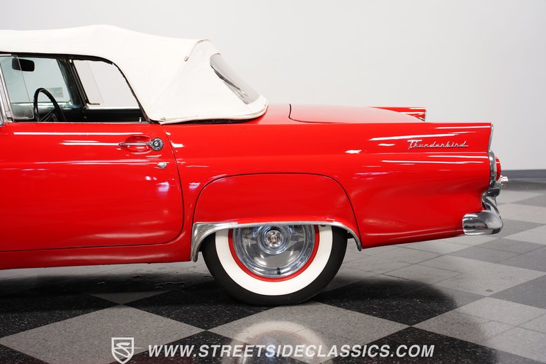 Ford-Thunderbird-1955-Red-Black-29
