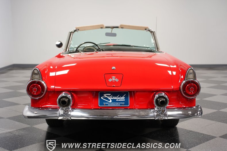Ford-Thunderbird-1955-Red-Black-3
