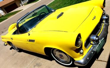Ford-Thunderbird-1956-YellowBlack-Top-Black-12