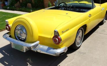 Ford-Thunderbird-1956-YellowBlack-Top-Black-2