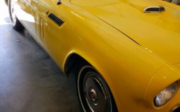 Ford-Thunderbird-1956-YellowBlack-Top-Black
