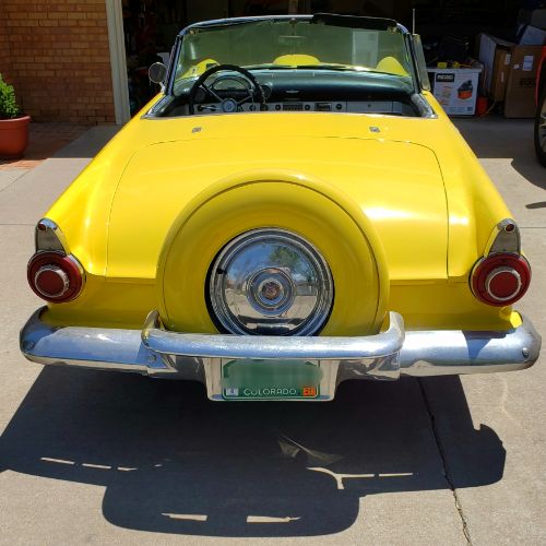 Ford-Thunderbird-1956-YellowBlack-Top-Black-9