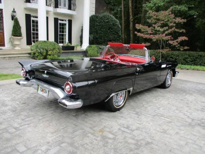 Ford-Thunderbird-1957-Black-Red-11