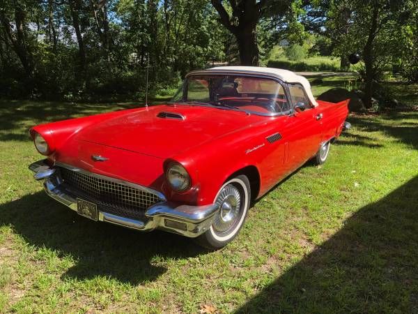 Ford-Thunderbird-1957-Red